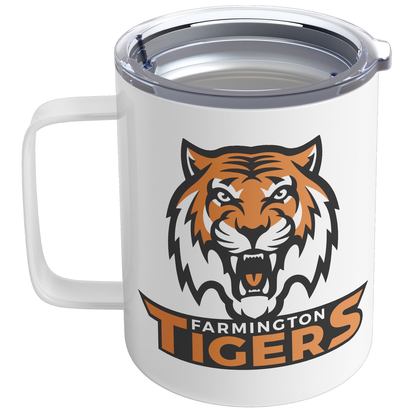 Farmington Tigers: 12oz Insulated Coffee Mug