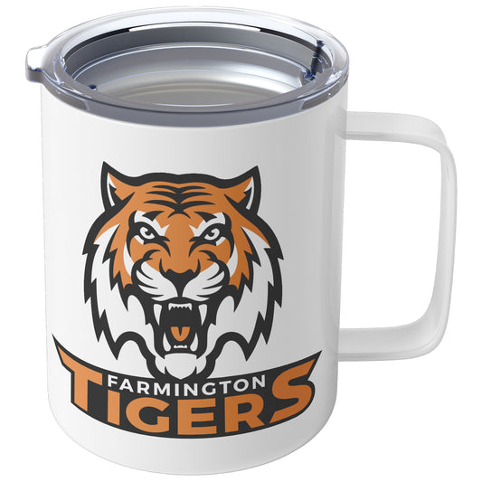 Farmington Tigers: 12oz Insulated Coffee Mug