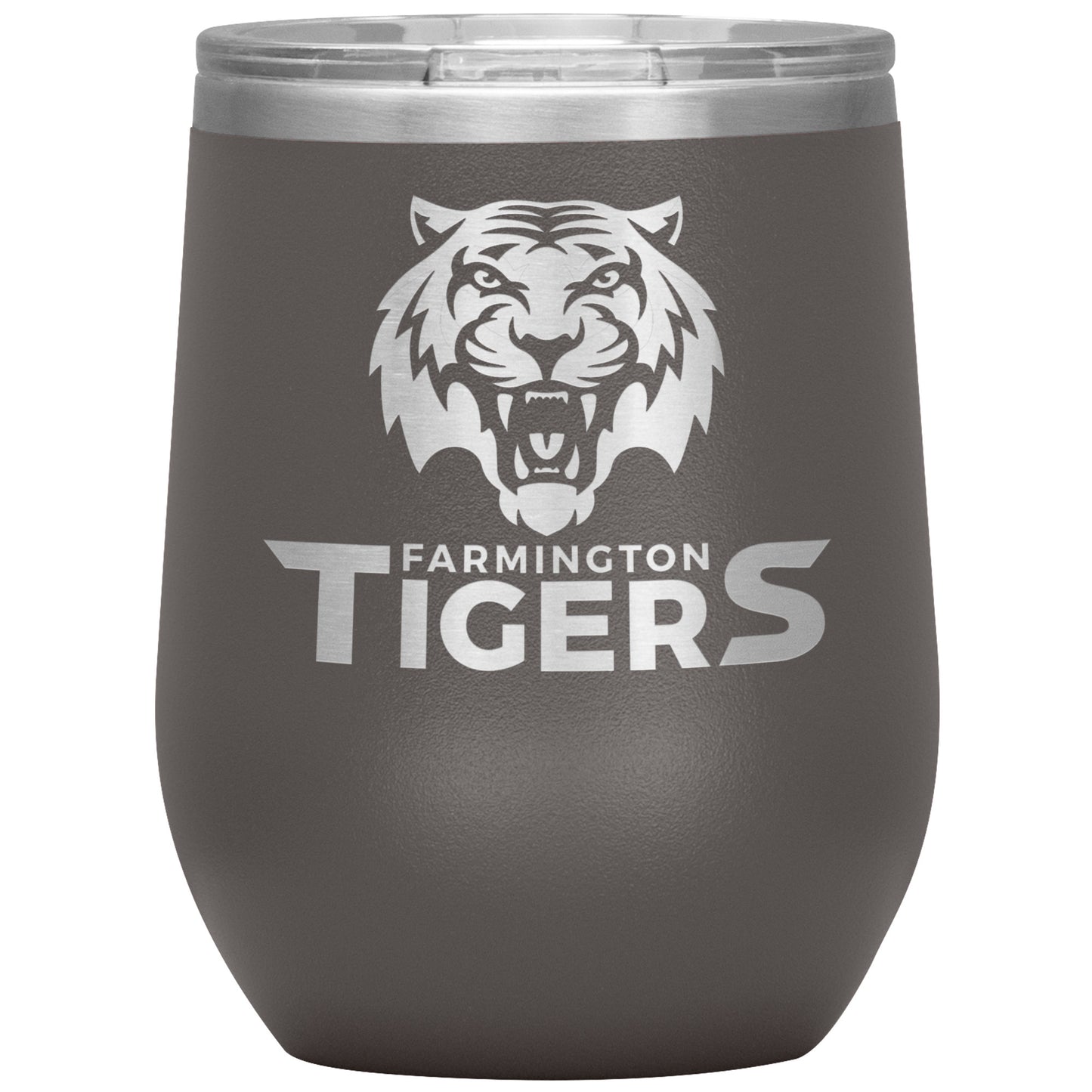 Farmington Tigers: 12oz Wine Insulated Tumbler