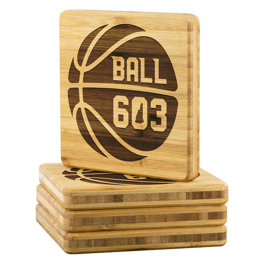 Ball 603 Bamboo Coasters (Set of 4)
