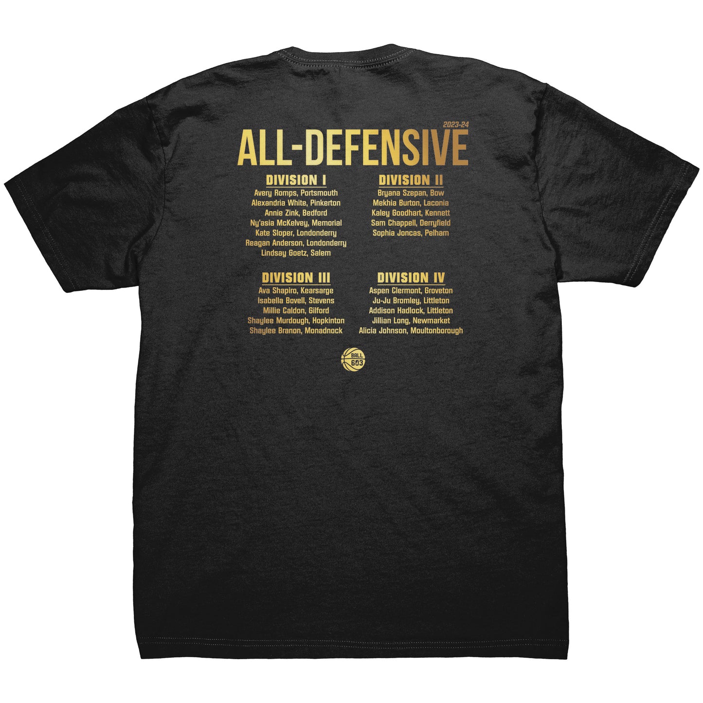2024 Girls All-Defense: Next Level Mens Shirt