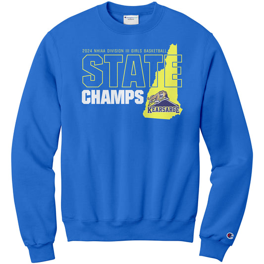 2024 State Champs: Kearsarge Champion Sweatshirt.