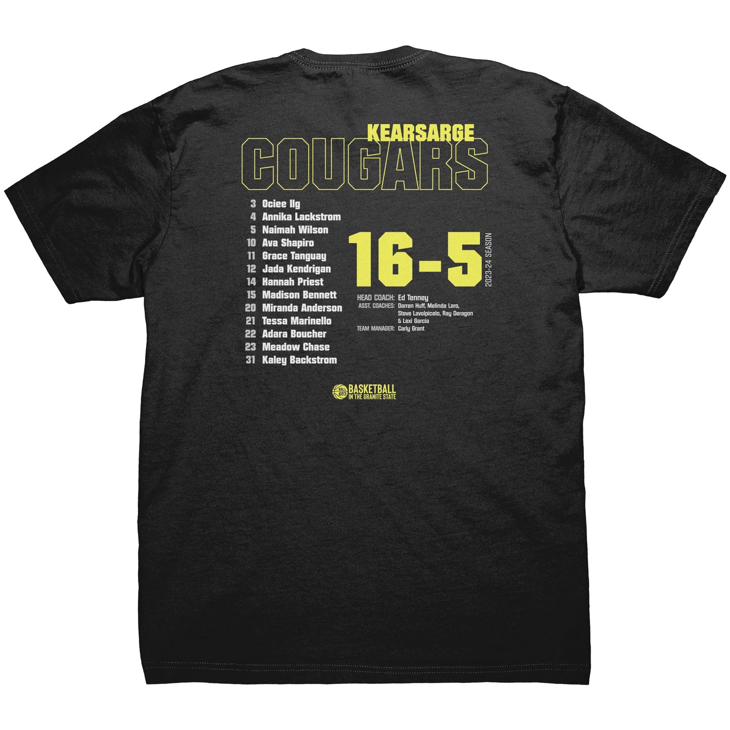 2024 State Champs: Kearsarge Next Level Mens Shirt.