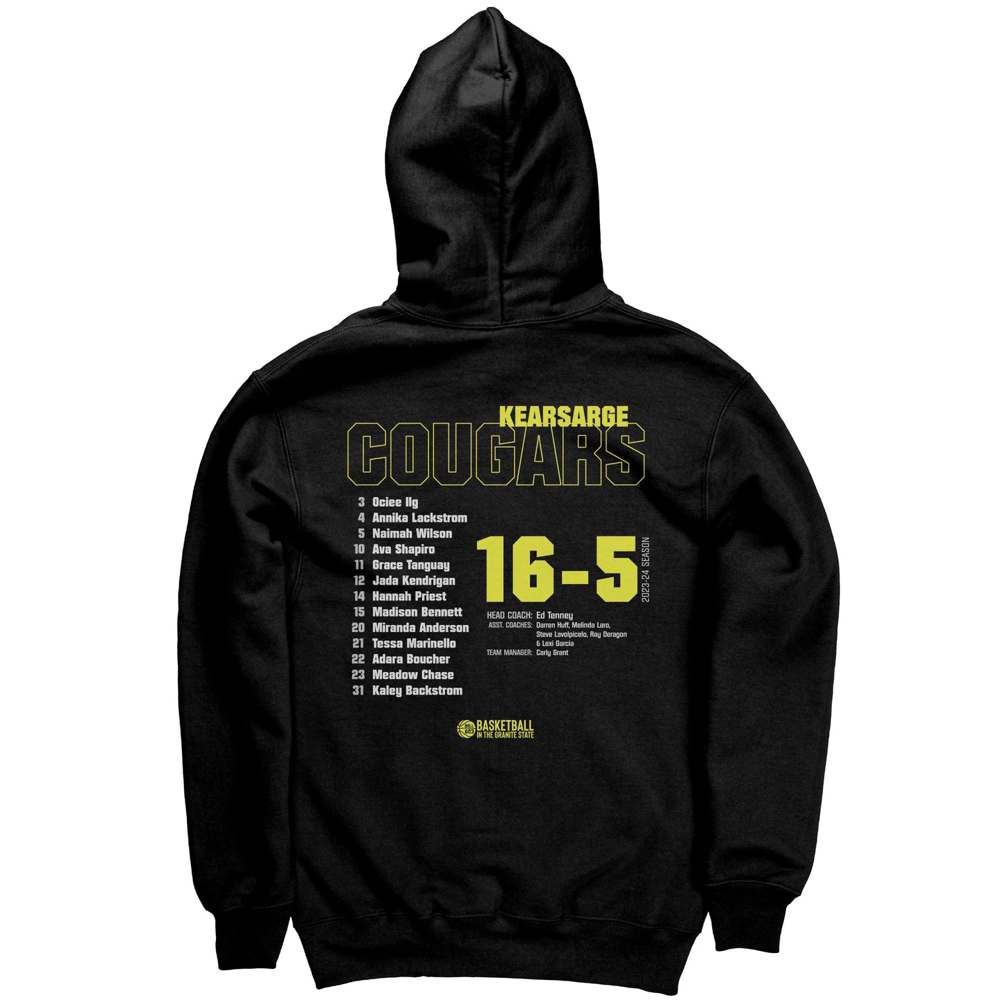 2024 State Champs: Kearsarge Port & Co Youth Hoodie.