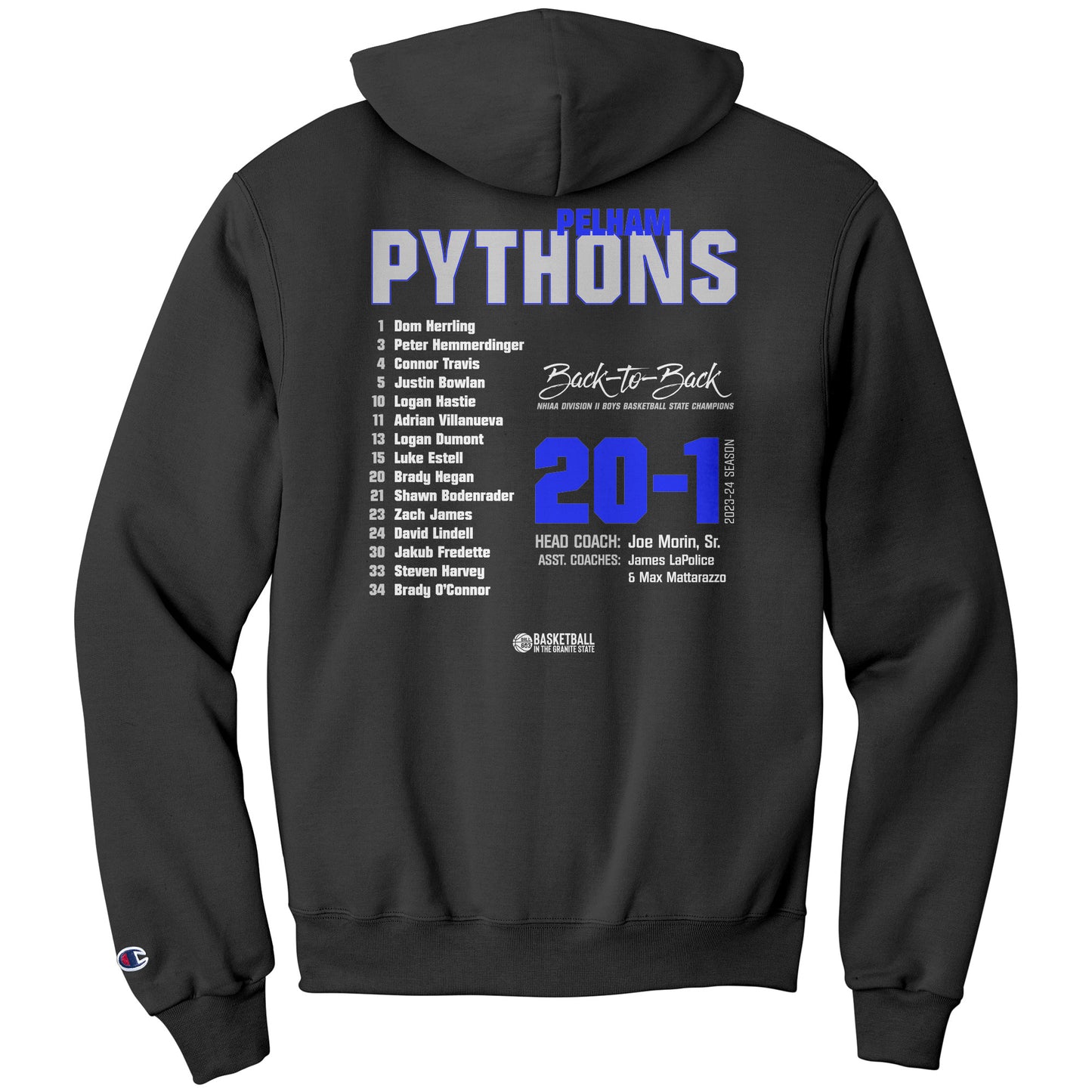 2024 State Champs: Pelham Champion Hoodie