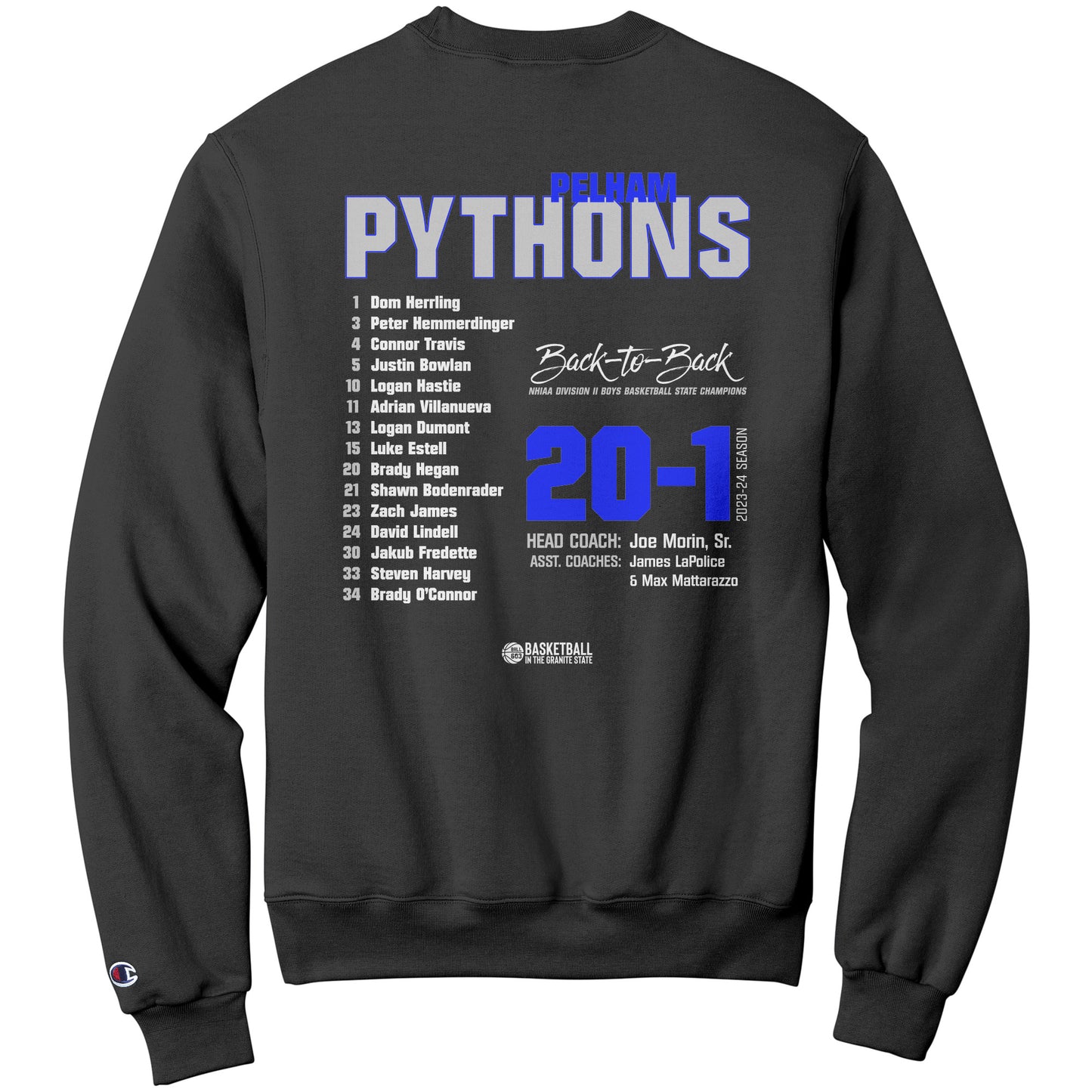 2024 State Champs: Pelham Champion Sweatshirt