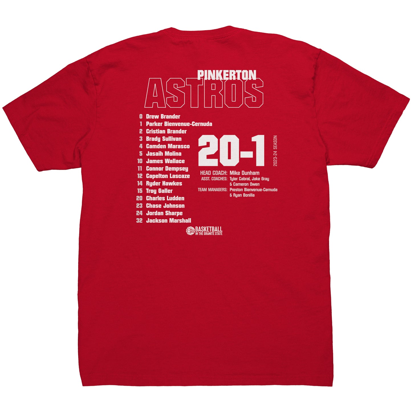 2024 State Champs: Pinkerton Next Level Mens Shirt