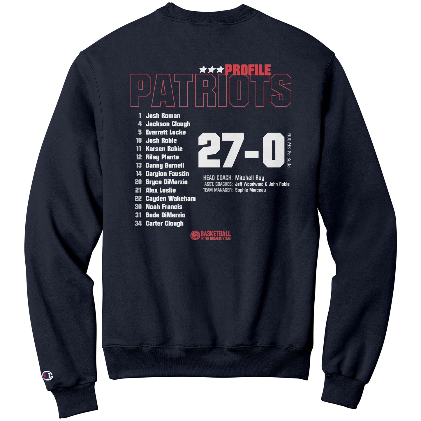 2024 State Champs: Profile Champion Sweatshirt