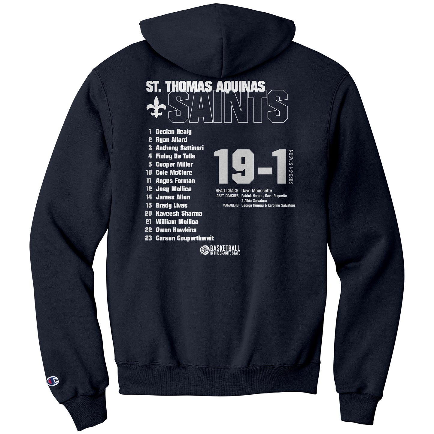 2024 State Champs: St. Thomas Aquinas Champion Hoodie.