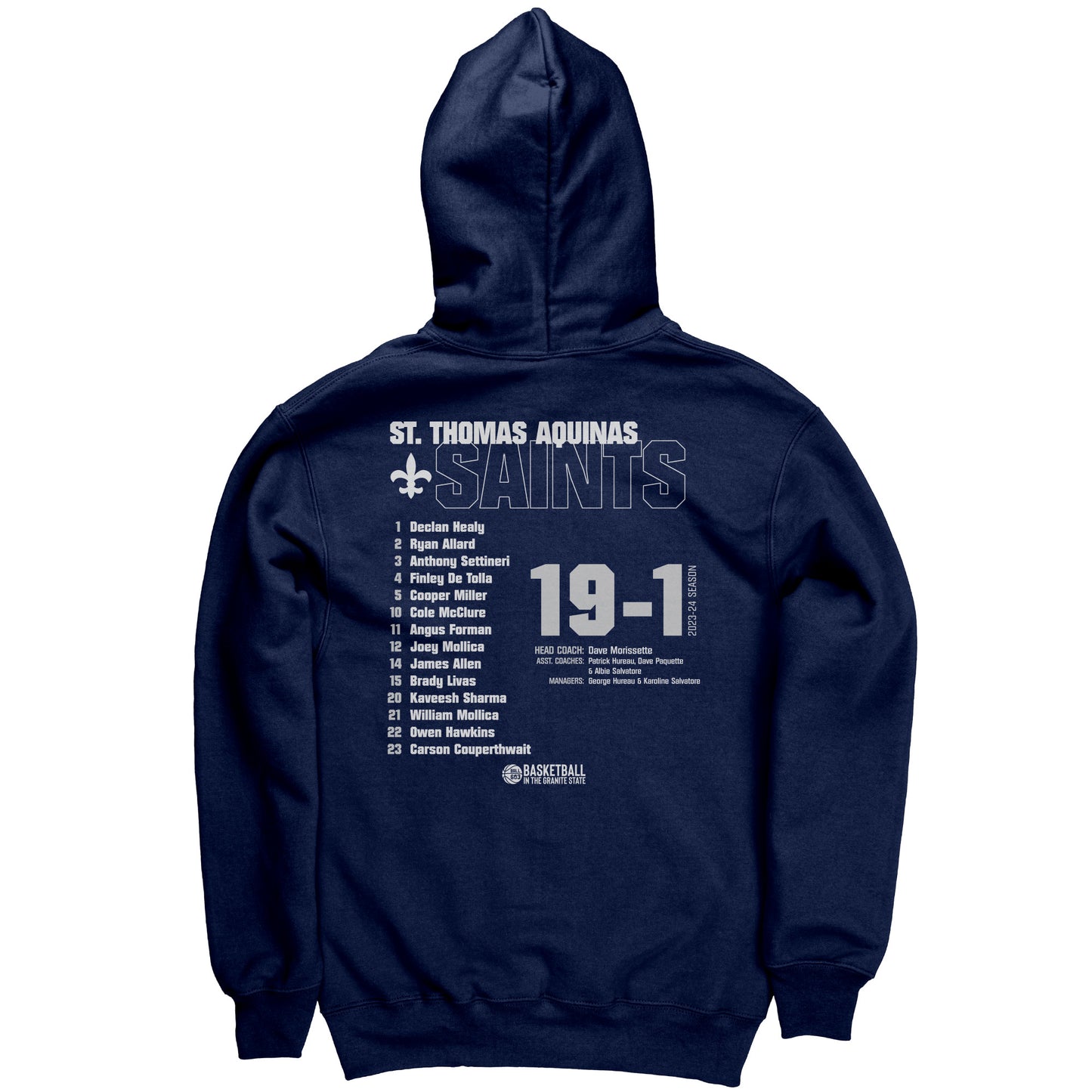 2024 State Champs: St. Thomas Aquinas Port & Co Youth Hoodie