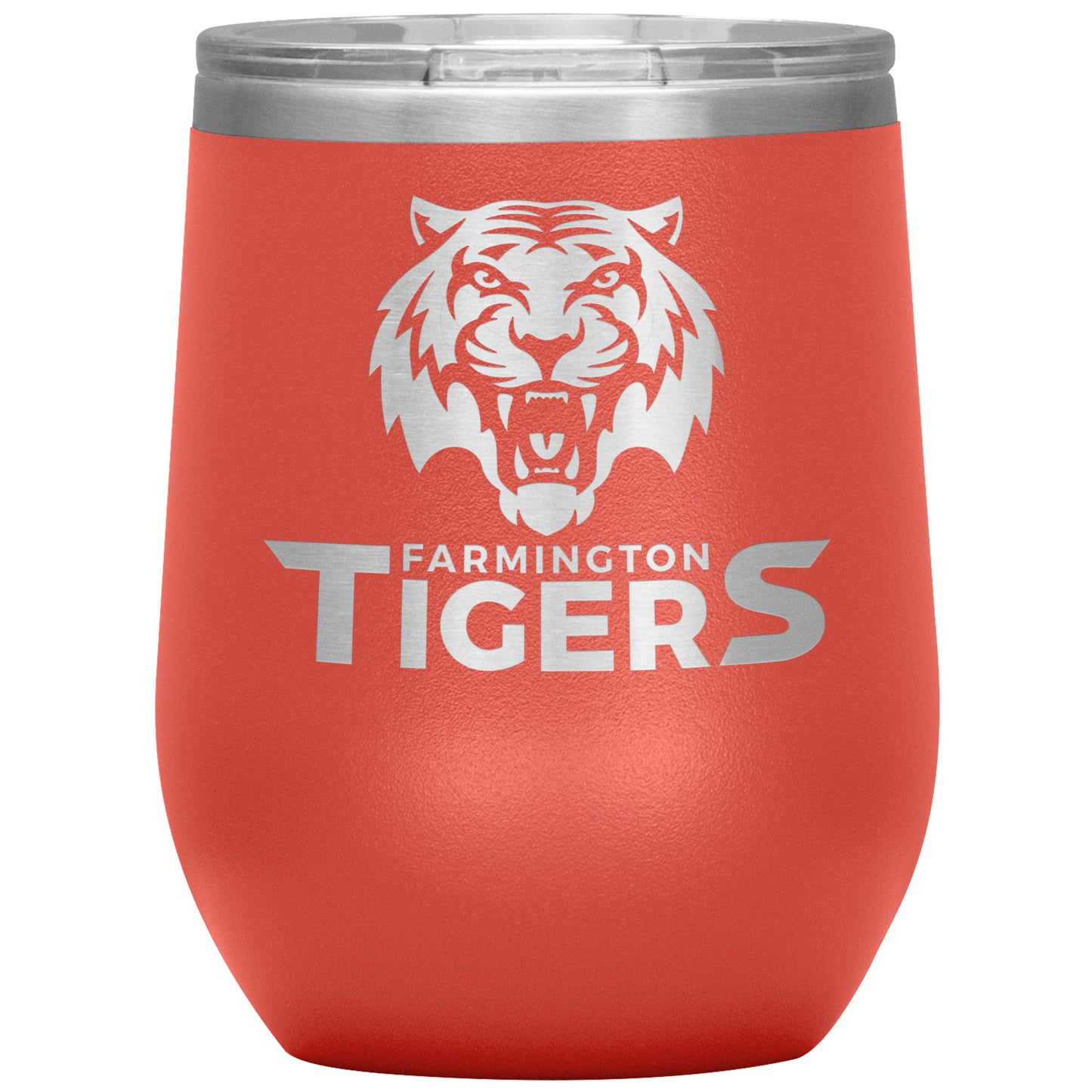 Farmington Tigers: 12oz Wine Insulated Tumbler