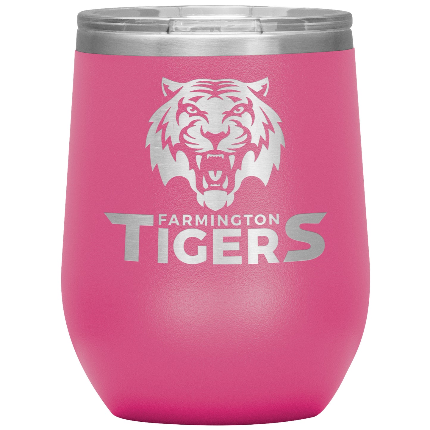 Farmington Tigers: 12oz Wine Insulated Tumbler