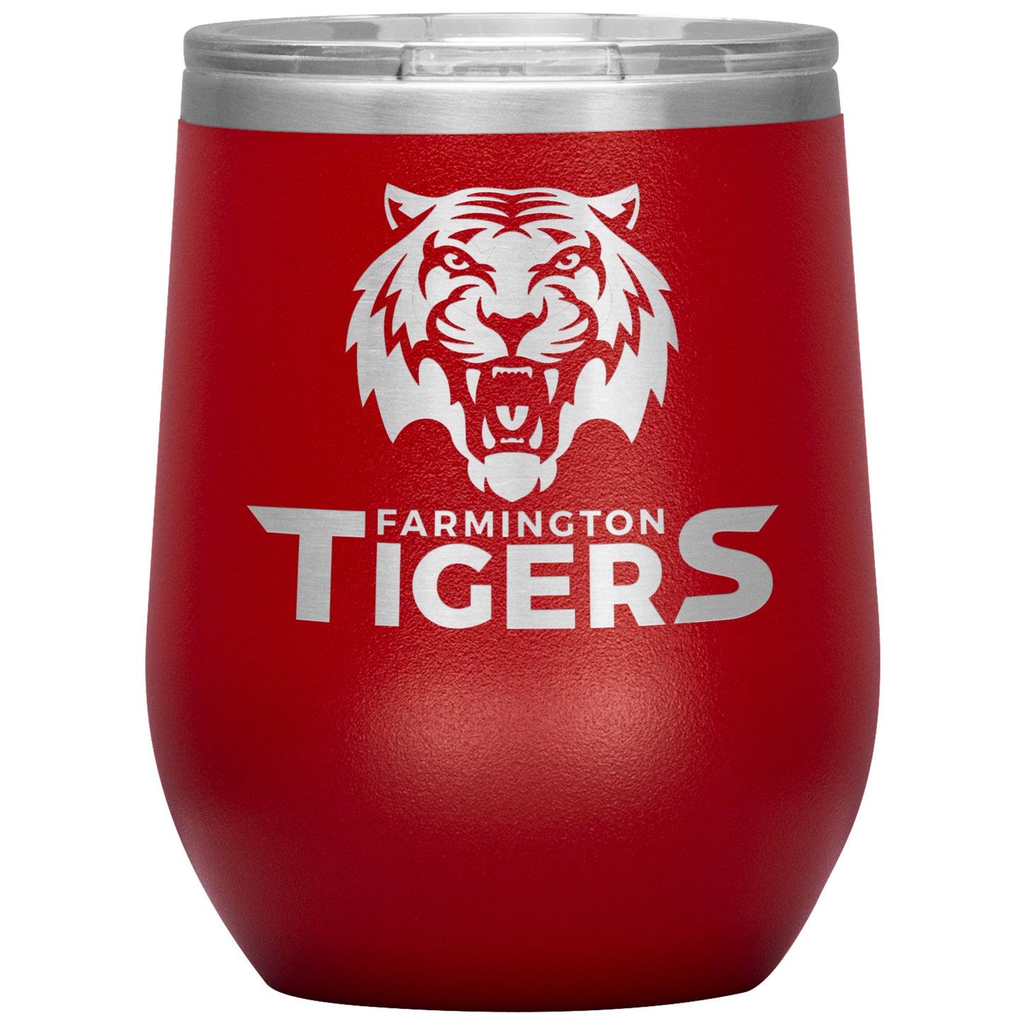 Farmington Tigers: 12oz Wine Insulated Tumbler