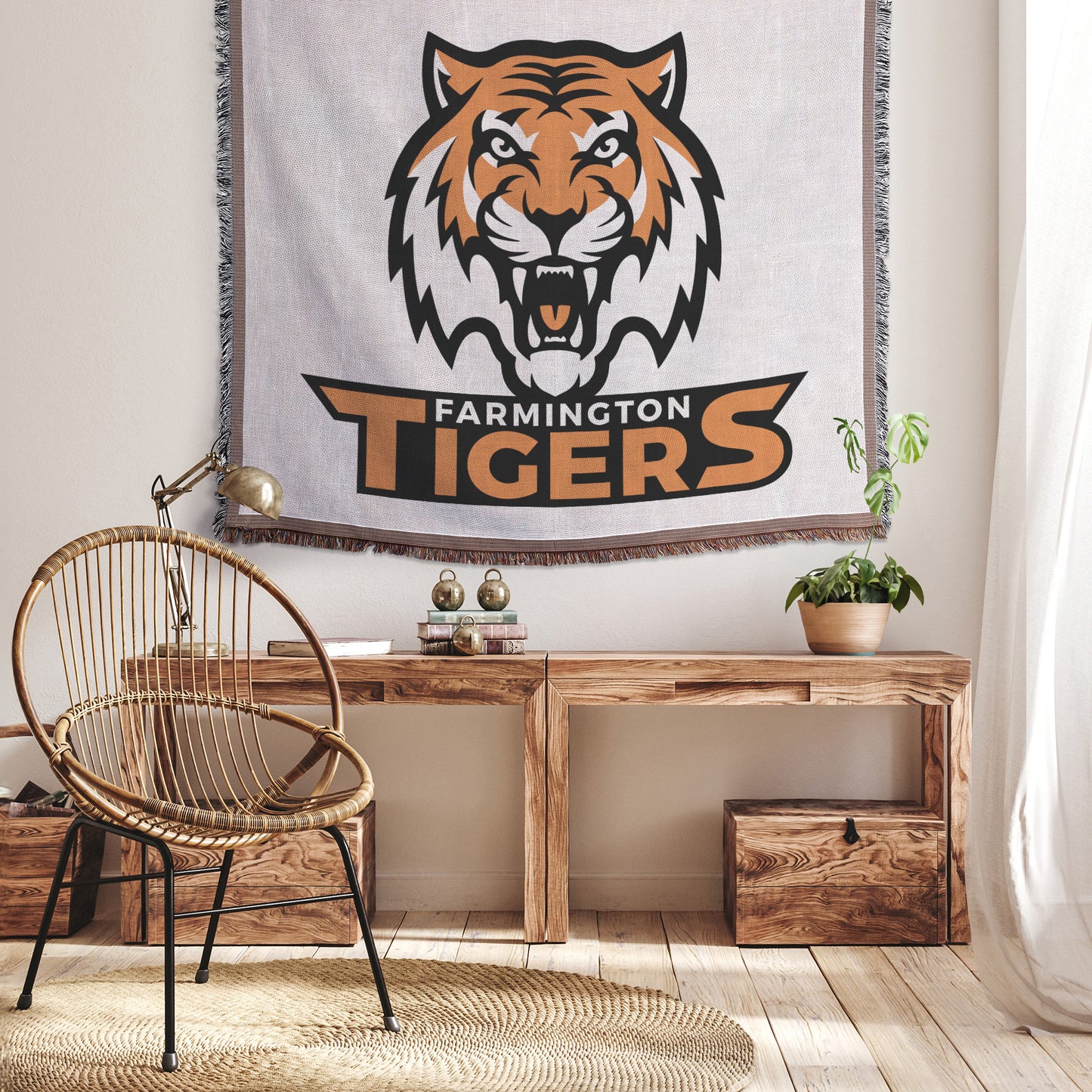 Farmington Tigers: Woven Blanket