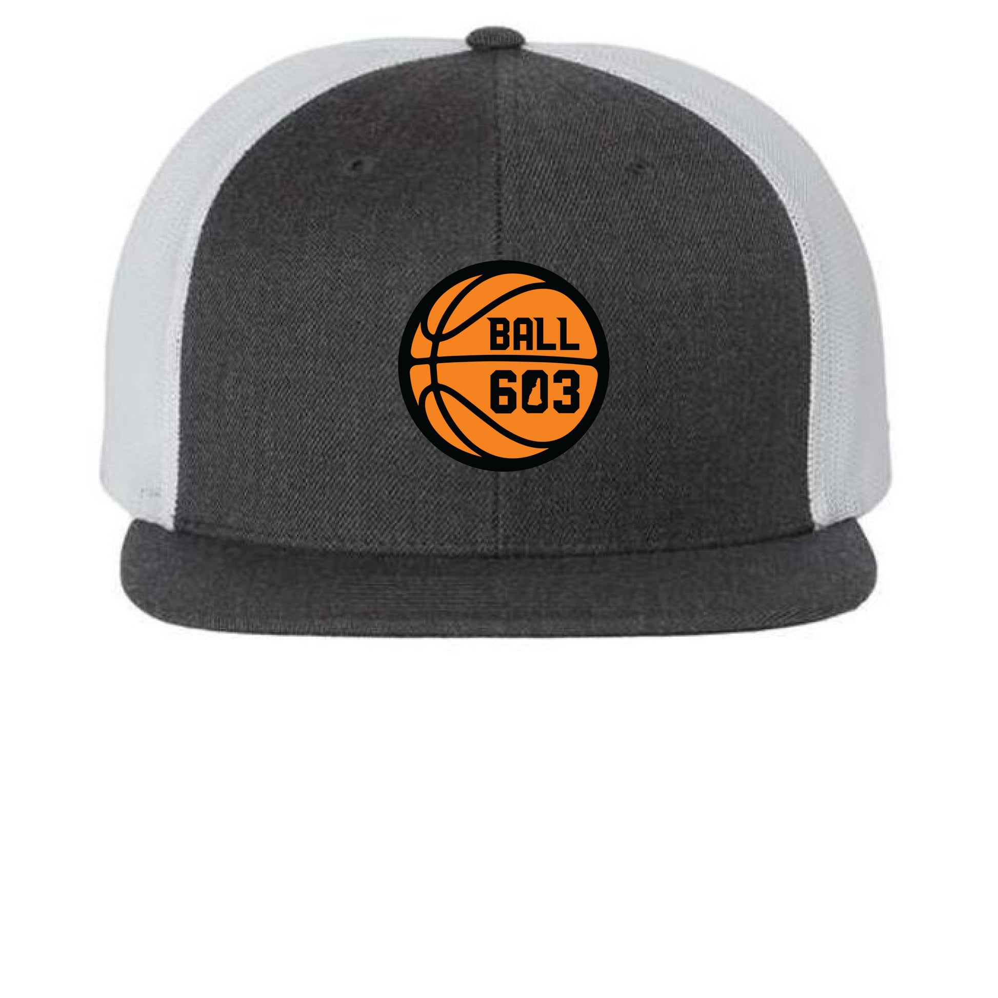 Heather Charcoal/ White - FRONT