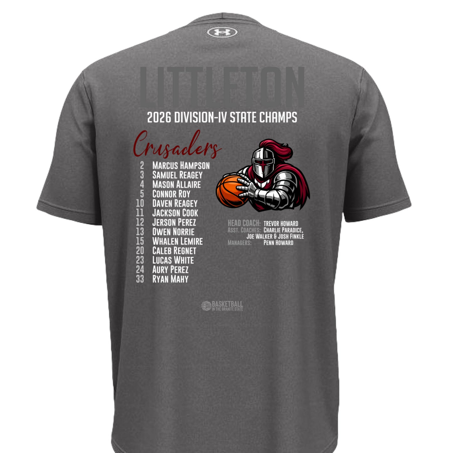 Maroon/ White - BACK