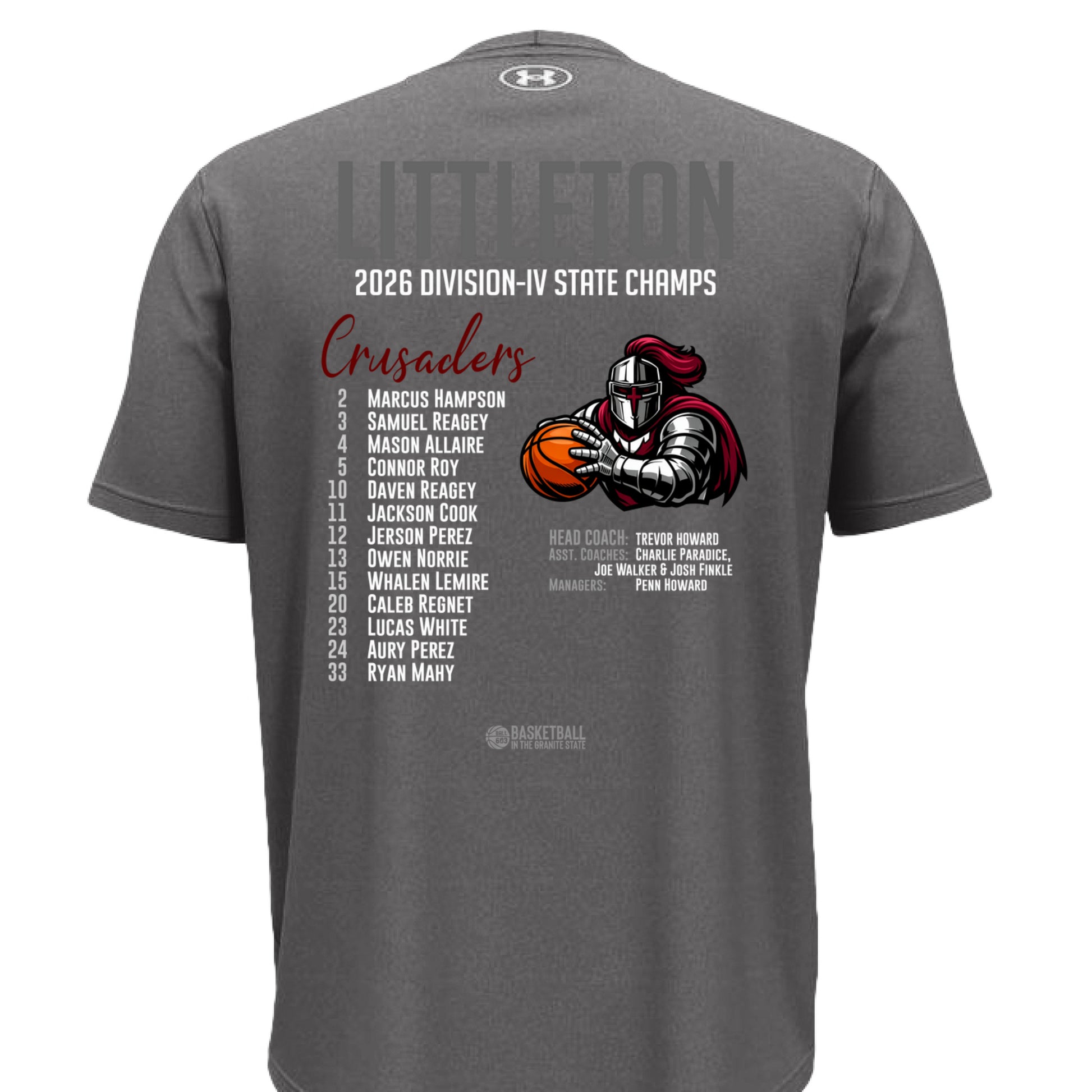 Maroon/ White - BACK