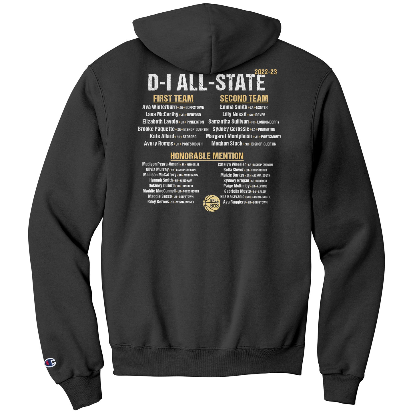 All-State D1 Girls: Champion Sweatshirt