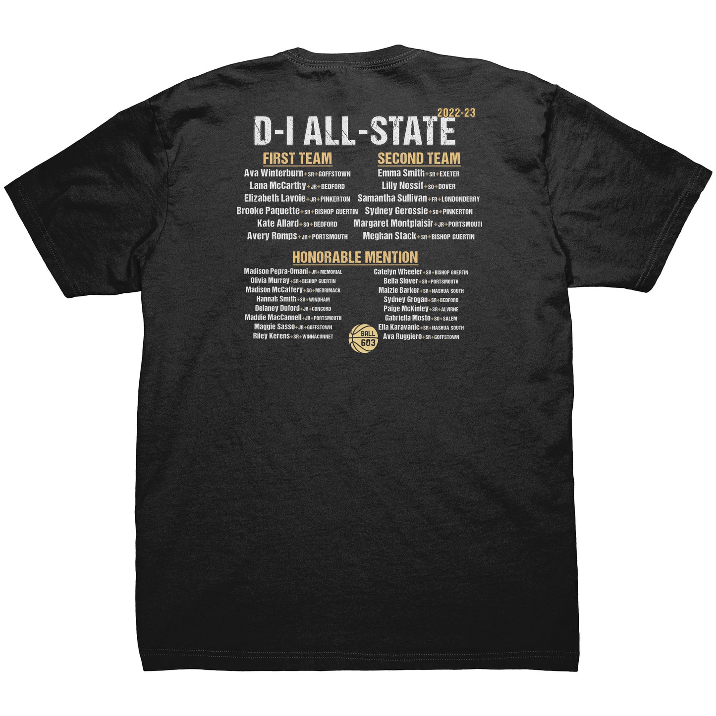 All-State D1 Girls: T-Shirt
