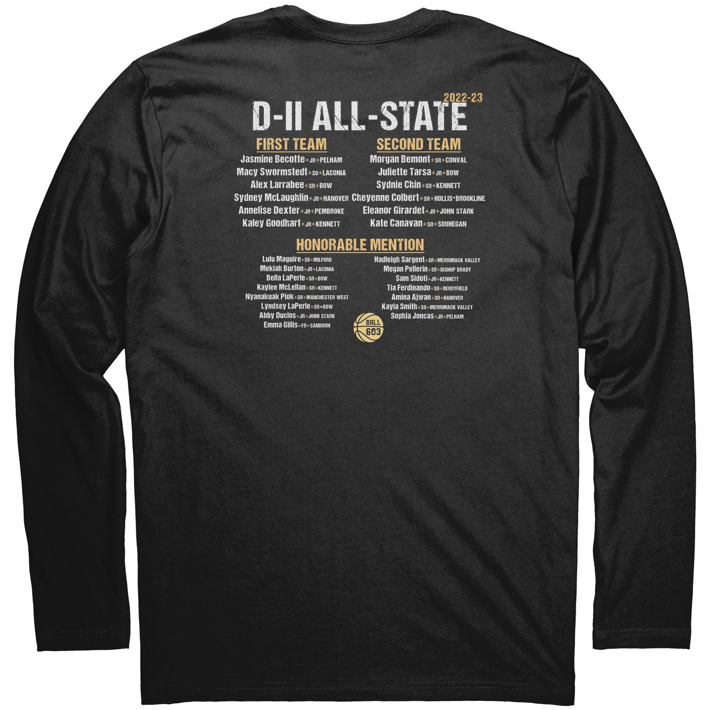All-State D2 Girls: Long Sleeve T-Shirt