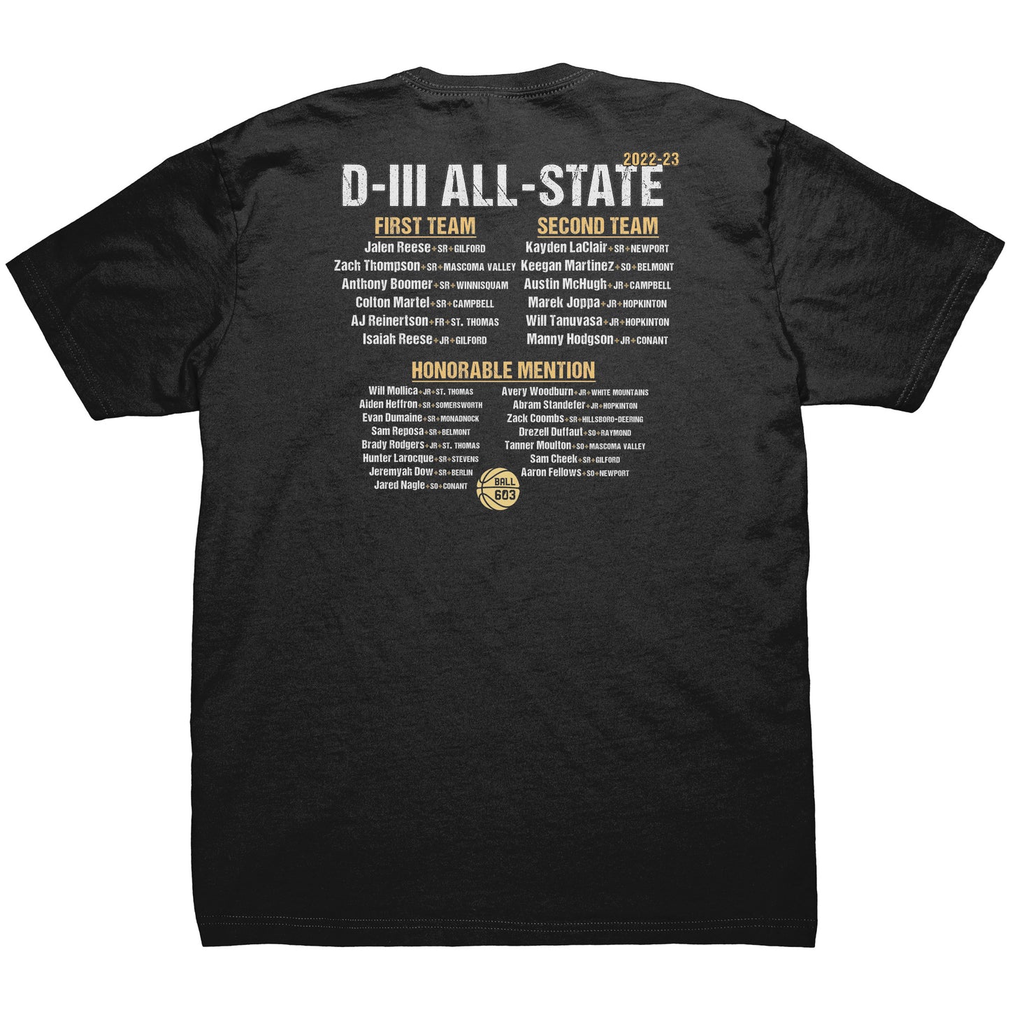 All-State D3 Boys: T-Shirt