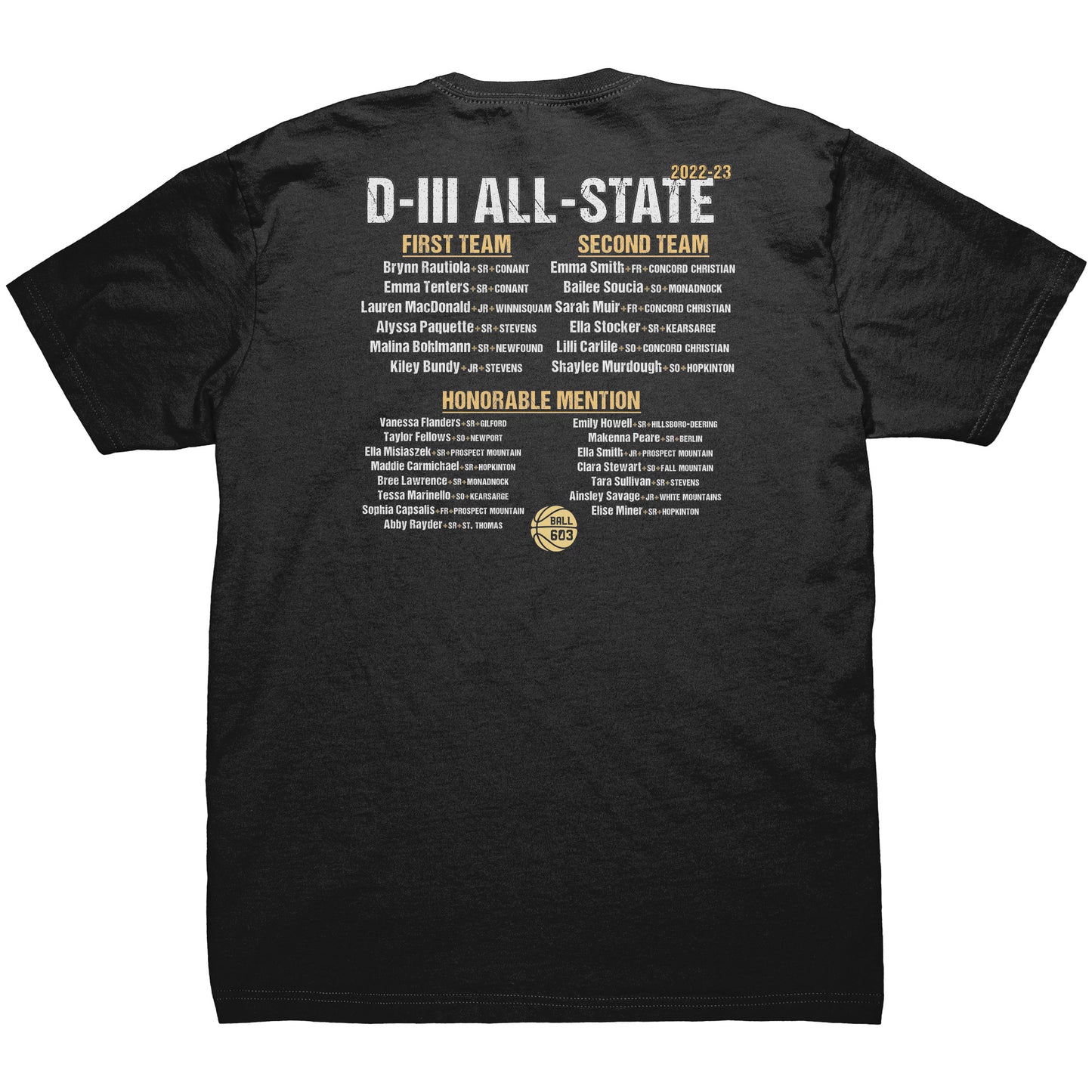 All-State D3 Girls: T-Shirt