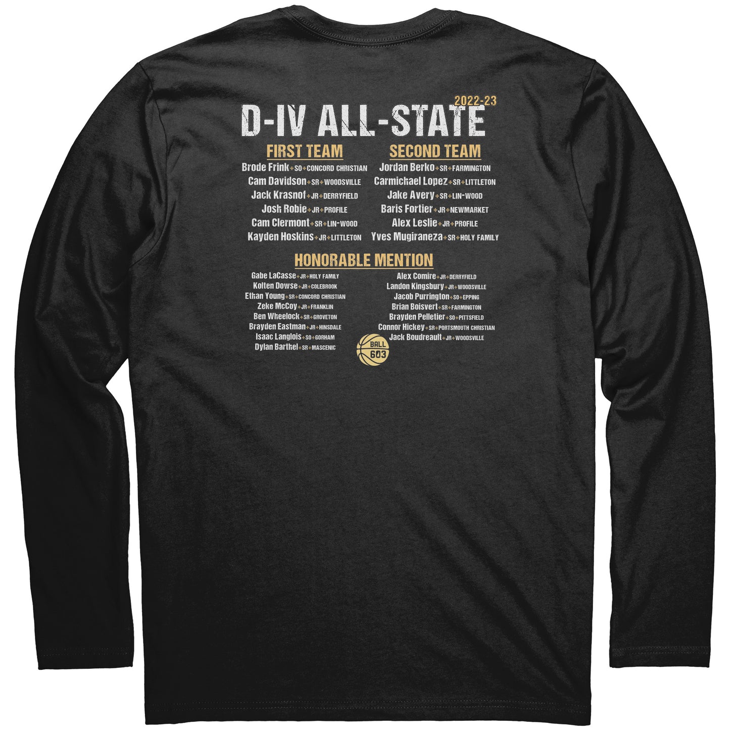 All-State D4 Boys: Long Sleeve Shirt