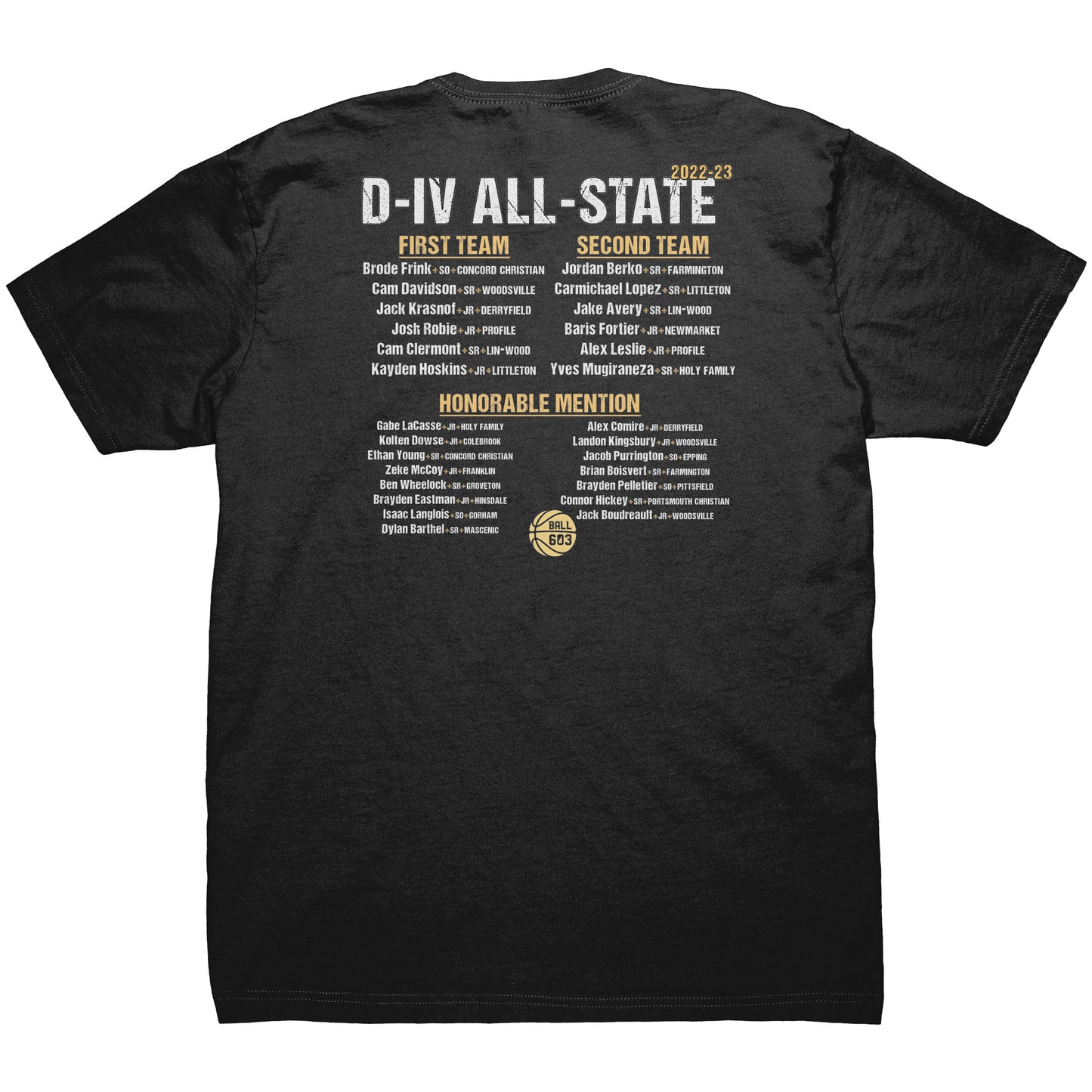 All-State D4 Boys: T-Shirt