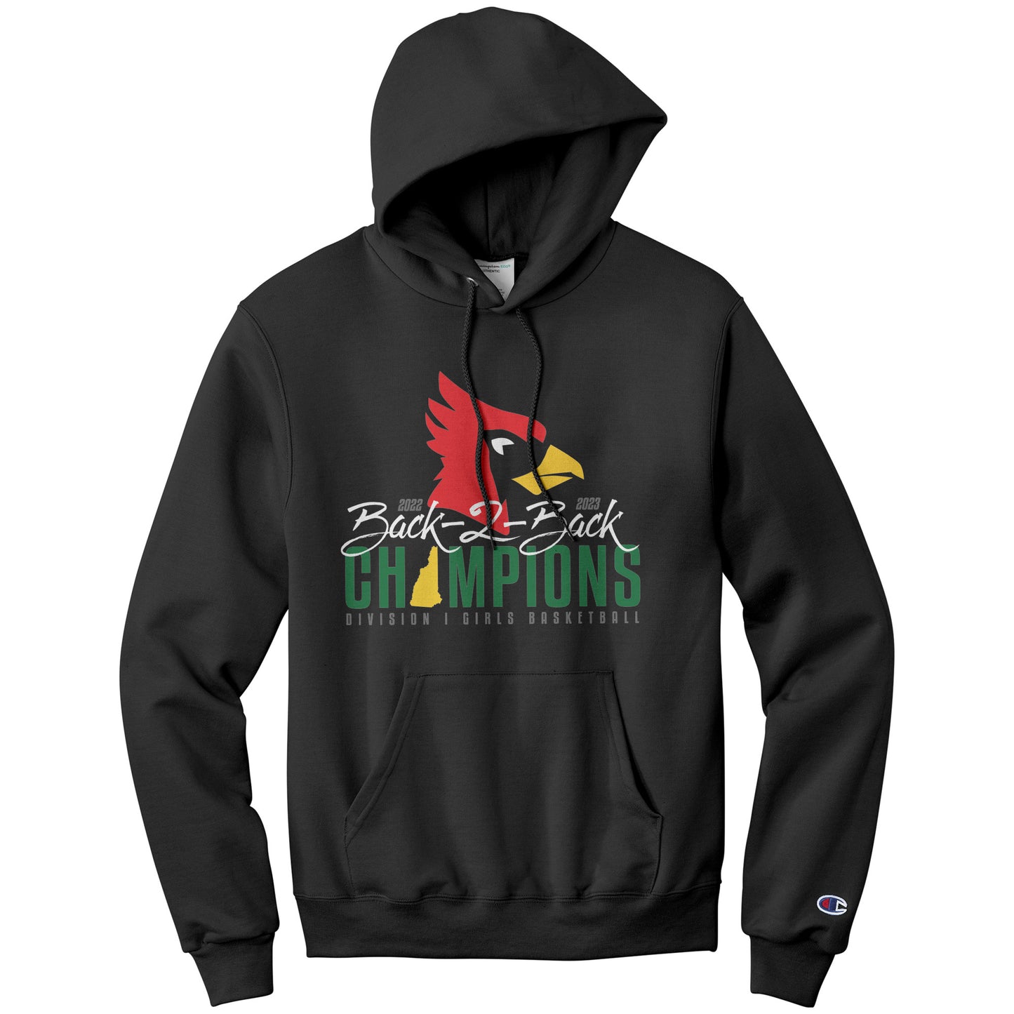 Bishop Guertin Back to Back Champs: Champion Hoodie