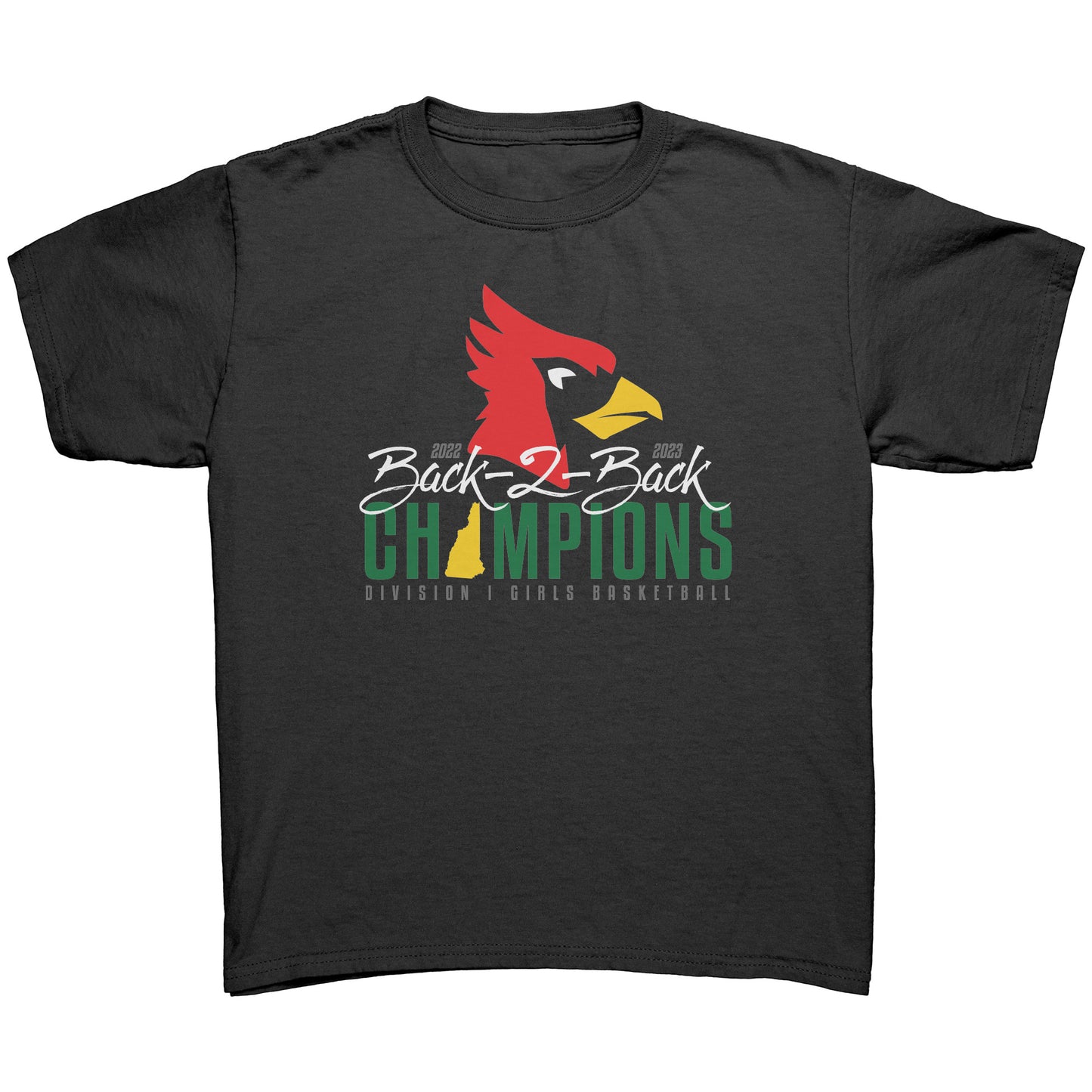 Bishop Guertin Back to Back Champs: Youth T-Shirt