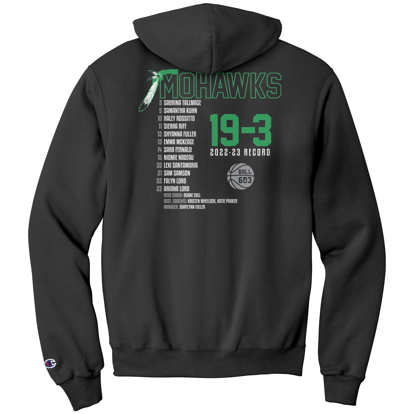 Colebrook State Champs: Champion Hoodie