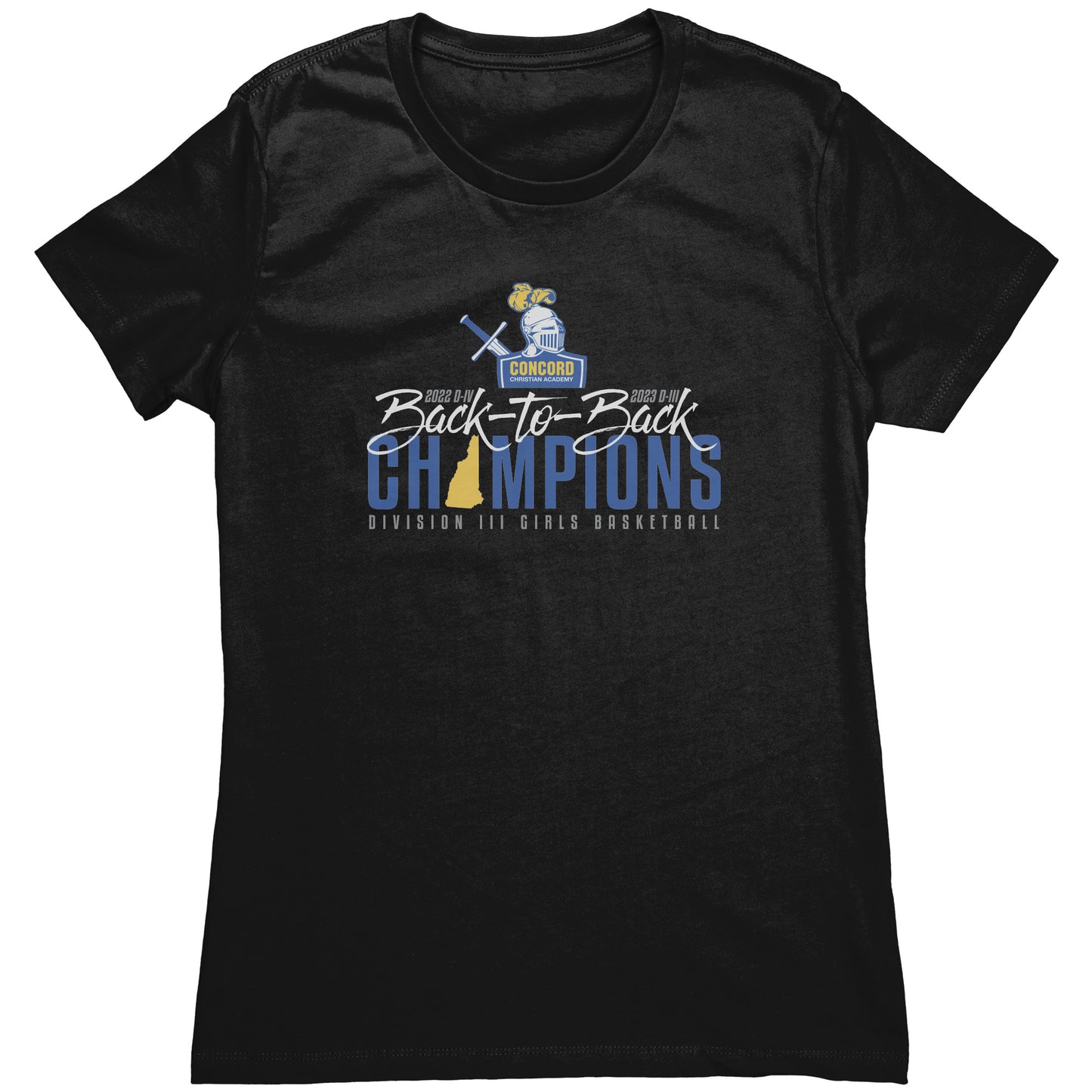 Concord Christian Back to Back Champs: Women's T-Shirt