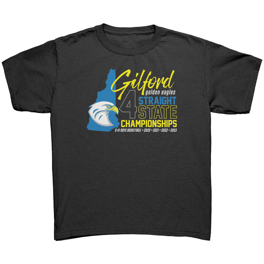 Gilford 4-Straight Championships: Youth T-Shirt