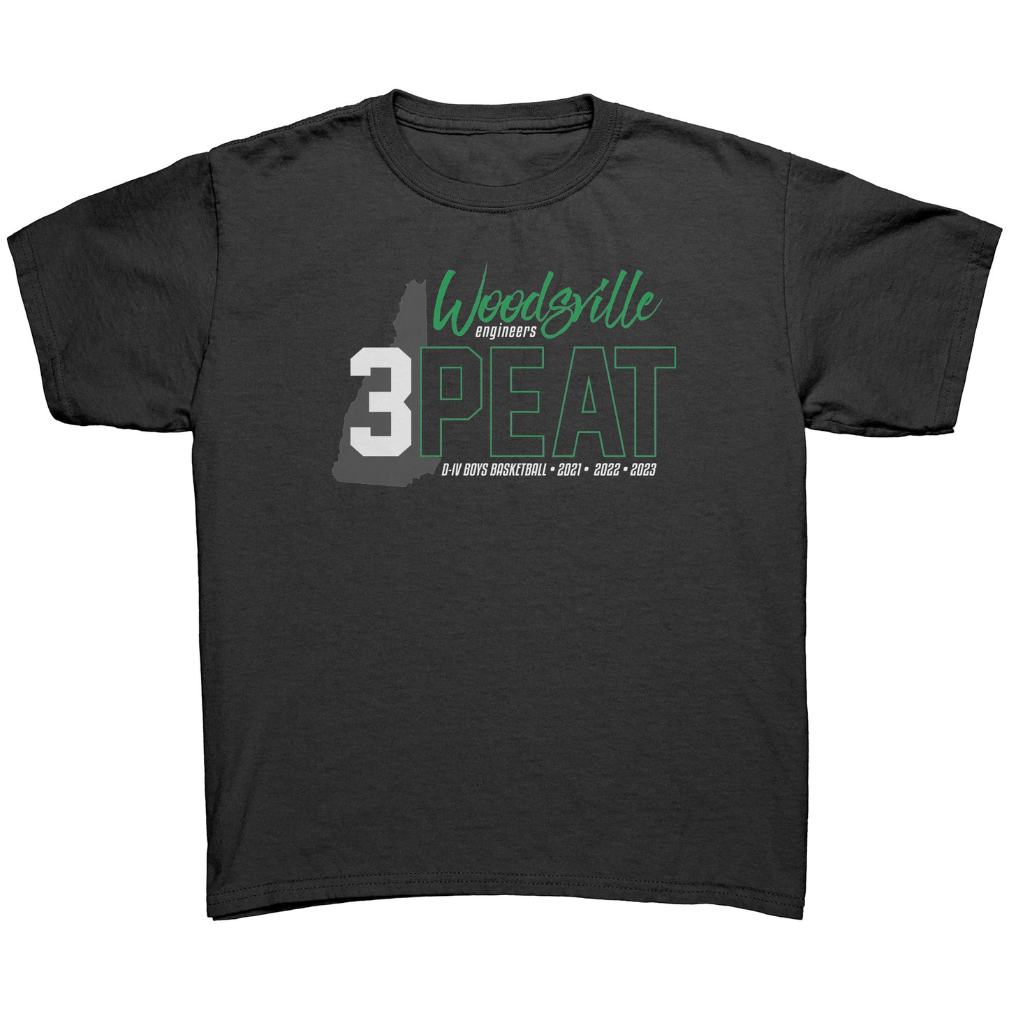 Woodsville 3-Peat: Youth T-Shirt